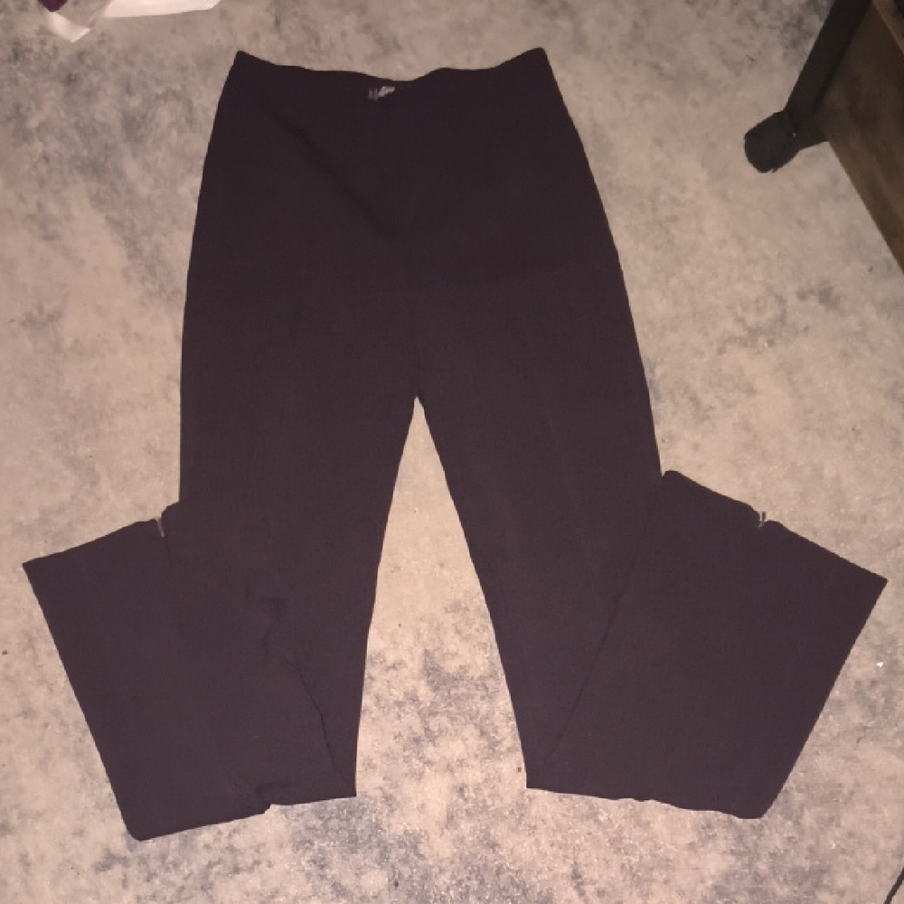 Montana Blu | Sophisticated Burgundy Flare Women's Pants